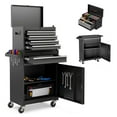 thumbnail image 1 of 7 Drawer Tool Chest on Wheels, Multi-function Rolling Tool Box Organizer for Garage Workshop Warehouse Repair Shop, Blue, 1 of 8