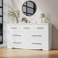 thumbnail image 1 of 7-Drawer Dresser for Bedroom - Modern Wood Chest of Drawers with Deep Storage, Ideal for Bedroom, Living Room, Entryway, Closet or TV Stand, White Finish, 1 of 8