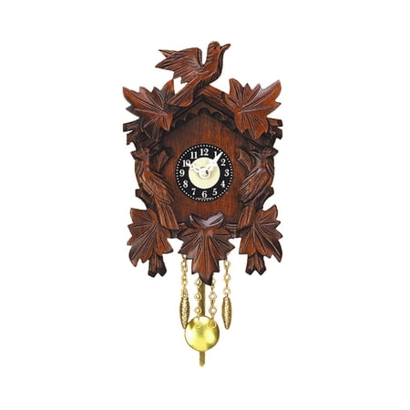 Alexander Taron 7" Engstler Battery-Operated Mini Cuckoo Wall Clock with Music and Chimes
