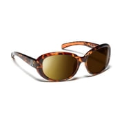 7 Eye Active Lifestyle Sunglasses Lindsay, Polarized SharpView Copper PC Lens, L