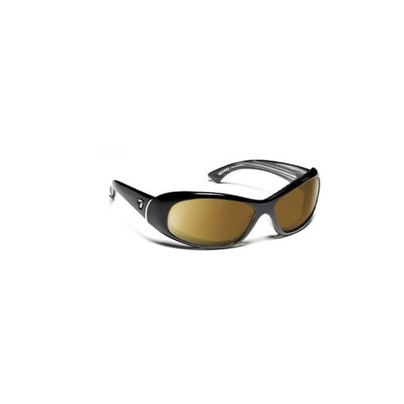7 Eye AirDam Leveche Sunglasses,Photochromic Day Night Eclypse Lens,Glossy Black