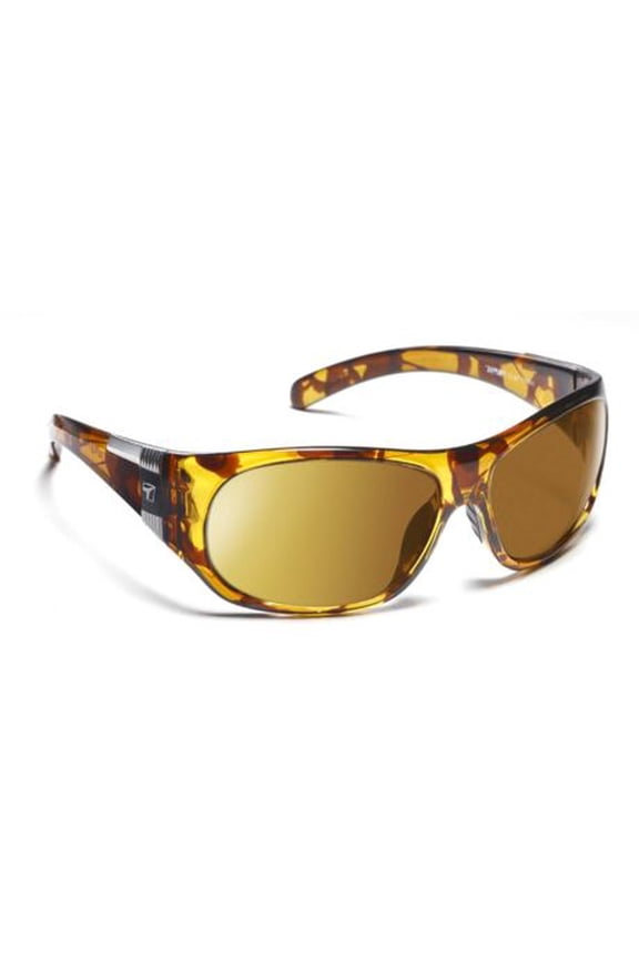 7 Eye Clay Sunglasses - Dark Tortoise Frame, SharpView Copper