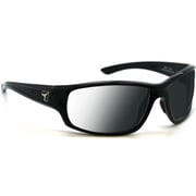 7 Eye Rake Sunglasses, DARKshift Extra Dark Photochromic Lens, Glossy Black Frame