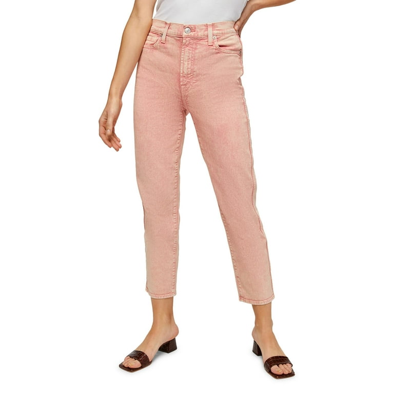 Store 7 For All Mankind NEW Peach Colored Denim Cropped Skinny Jean 8