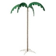 thumbnail image 1 of 7 FT LED Lighted Palm Tree with 306 LED Lights, Hawaii-Style Lighted Artificial Coconut Palm Tree for Backyard, Poolside, Garden, Terrace, Outdoor & Indoor Holiday Decoration, 1 of 8