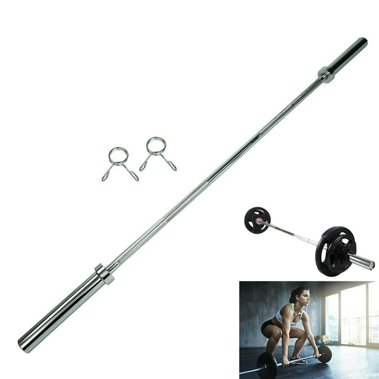 7 FT Olympic Barbell Bar Work Out Home Gym 2 in Weight Lifting Bar