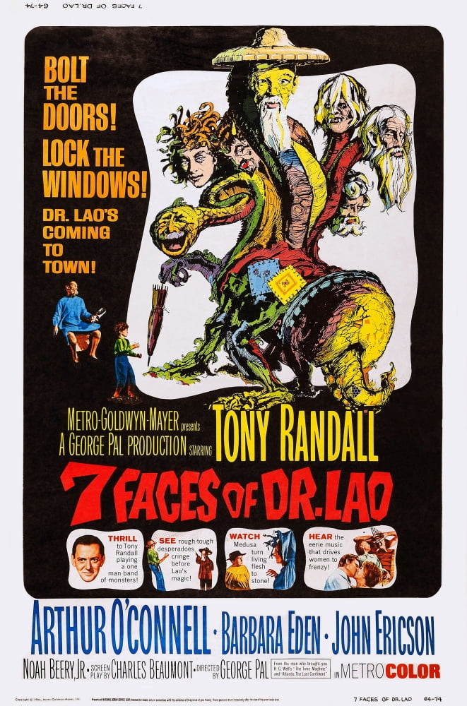 7 Faces Of Dr Lao Canvas Art - (11 x 17)