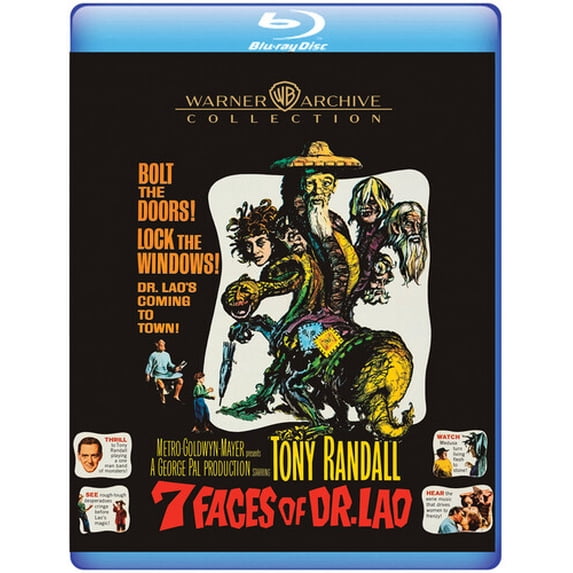 Warner Bros, 7 Faces of Dr Lao, Blu-ray, Action and Adventure - Walmart.com