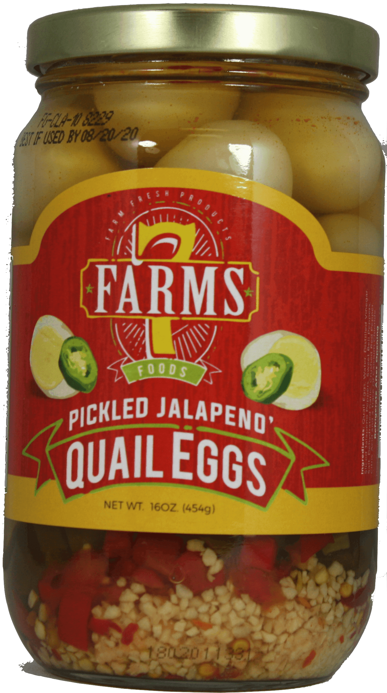 7 Farms Pickled Jalapeno Quail Eggs - Walmart.com