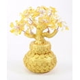 thumbnail image 1 of 7" Feng Shui Yellow Crystal Money Tree Gold Coins Lucky For Wealth Blessing, 1 of 1