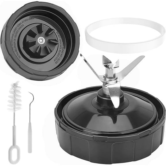 7 Fins Blender Blade Compatible with Ninja BN401 BN751 BN801 BL480-30, Ninja Blender Replacement Parts for Auto iQ BL682-30 BL642-30 BL687CO-30 BL482-30 Extractor Blade Assembly