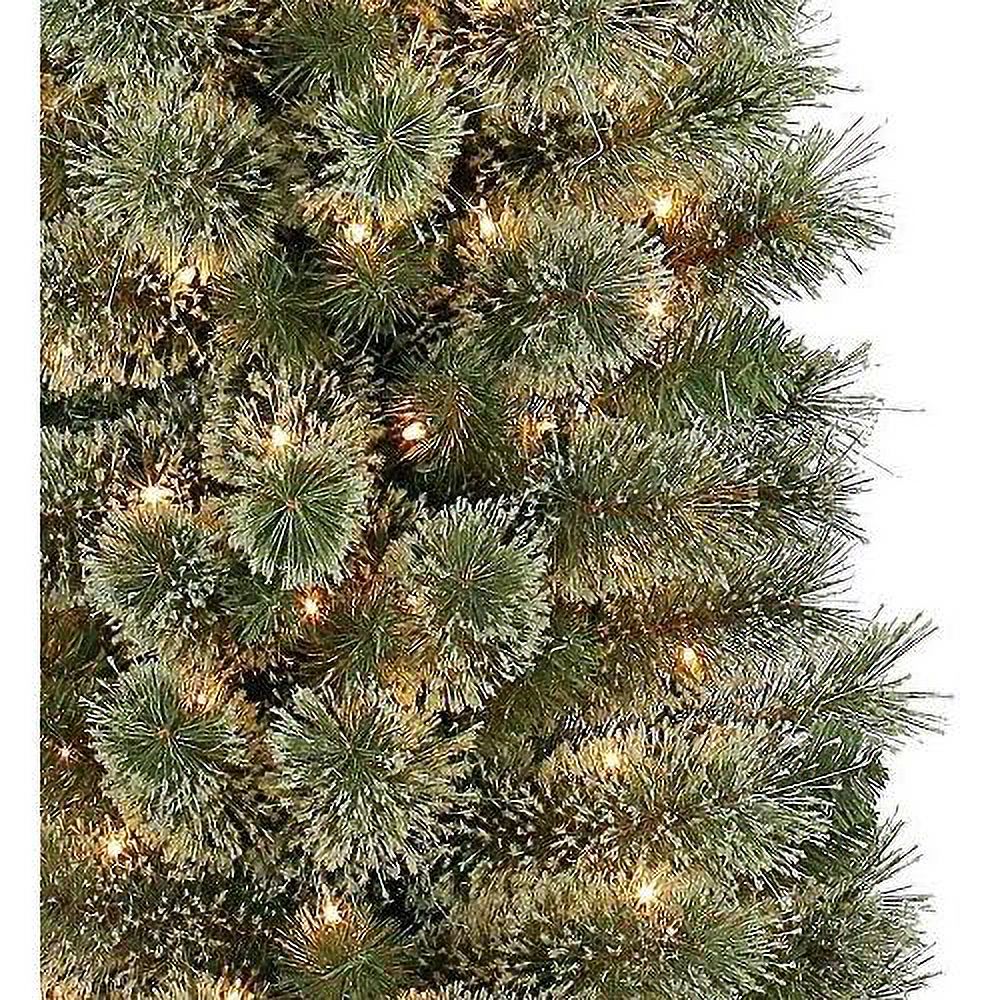 7 Foot Pencil Pine Artificial Christmas Tree Prelit With 350 White