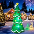 thumbnail image 1 of 7-Foot Tall Christmas Inflatable Tree Decorations for Outdoor Use,Blow-Up Christmas Tree Yard Decor with LED Lights,Star Treetop,and Colorful Candy Canes for Christmas Holiday Parties,Indoor Garden, 1 of 7