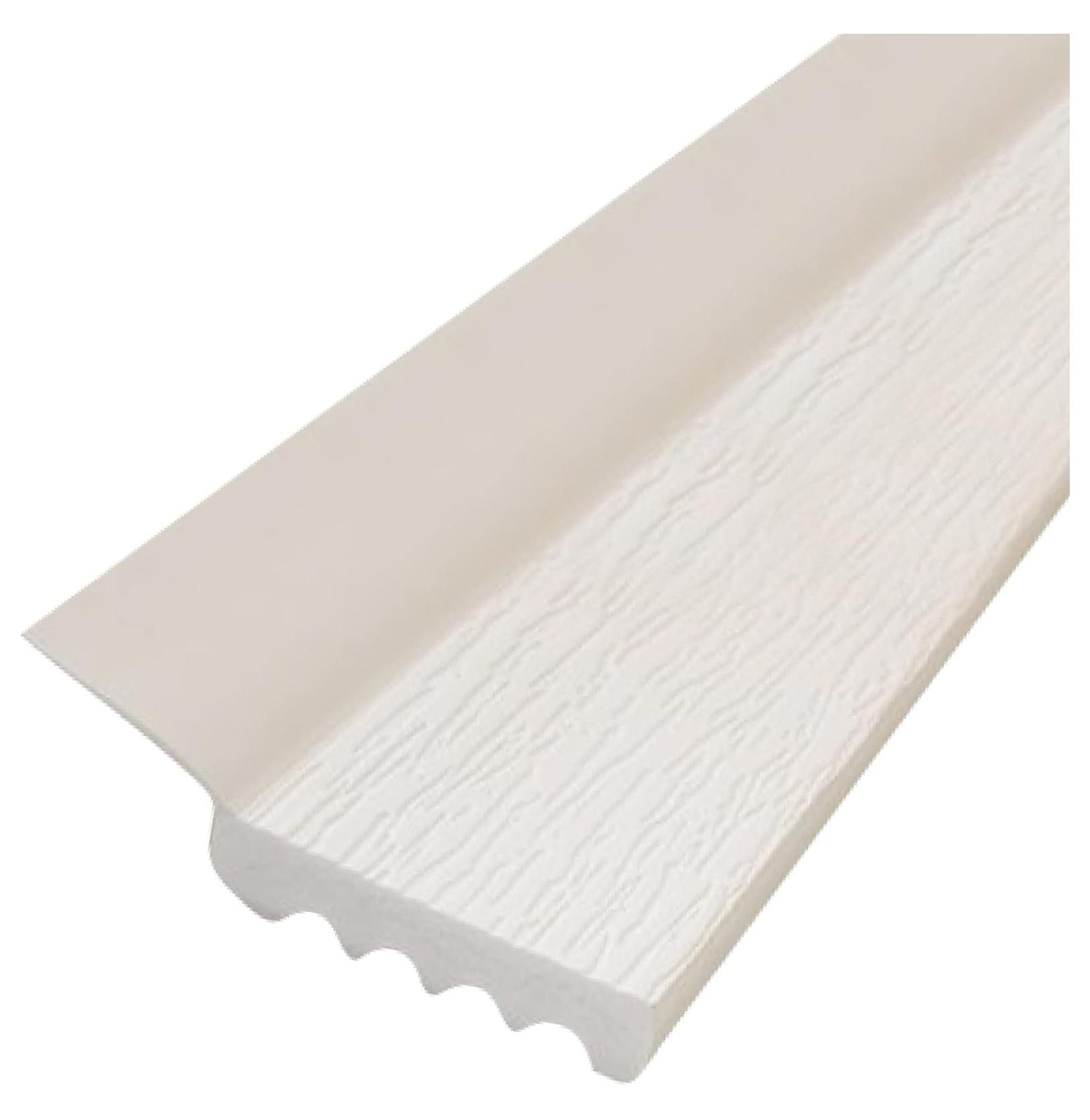 7-Foot Vinyl Uniflex Vinyl Garage Seal for Top and Sides (Bright White)