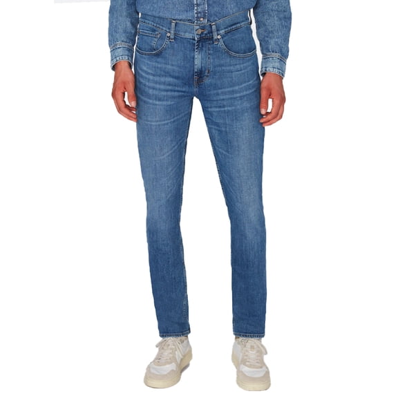 7 For All Mankind Earthkind Stretch Tek Slimmy Tapered Denim Jeans