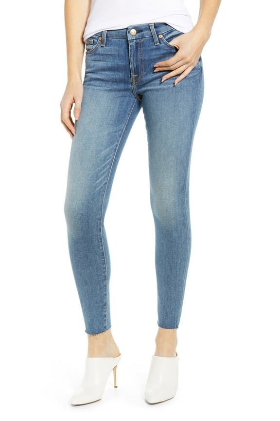 Frayed Hem Skinny Jeans Primm Valley 24