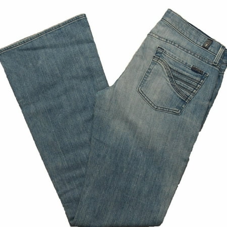 7 For All Mankind Jeans Womens Flare 467 Bootcut Denim Casual Pants 24 29 New