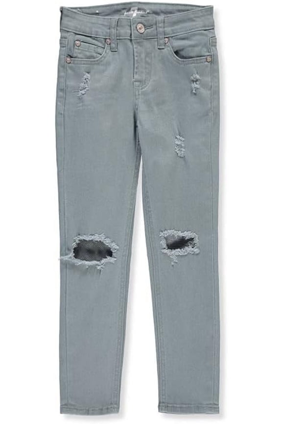 The Ankle Skinny Jeans (Big Girls) Sage 8