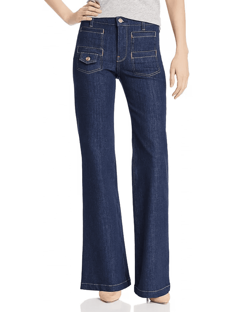 7 For All Mankind UPTOWN RINSED Women's Georgia Flare Jeans