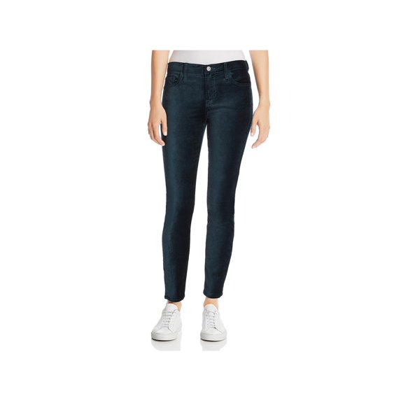 7 For All Mankind Womens Velvet Ankle Skinny Jeans