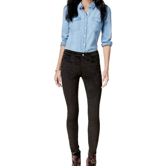 7 For All Mankind Womens Velvet Skinny Fit Jeans