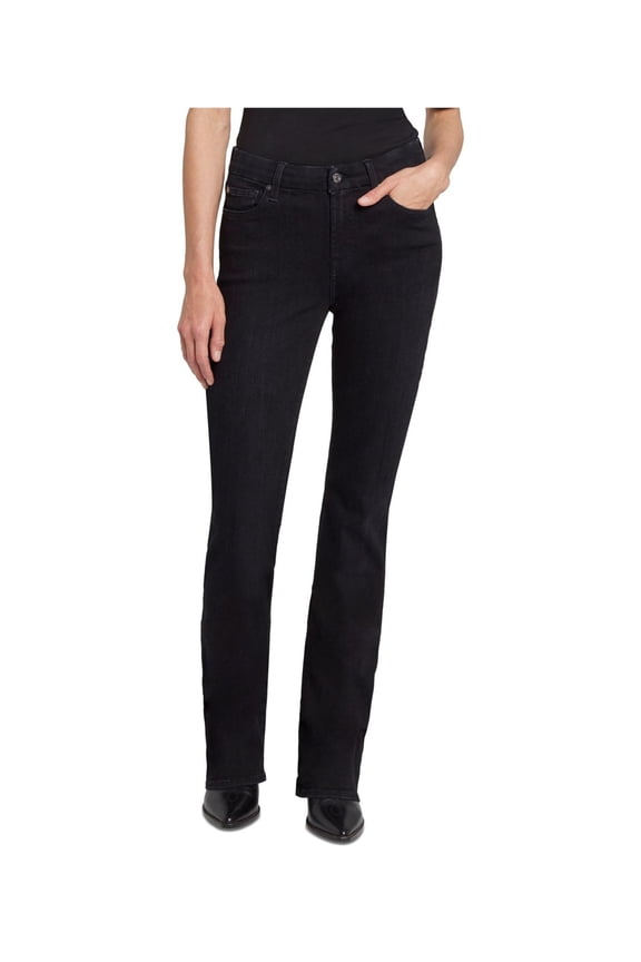 Womens Kimmie Boot Cut Jeans, Black, 24
