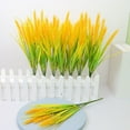 thumbnail image 1 of 7 Forks Artificial Wheat Ears Rice Plant,Realistic Non Water Needed Simulated Bouquet Easy to Care Indoor/Outdoor Decor, 1 of 10