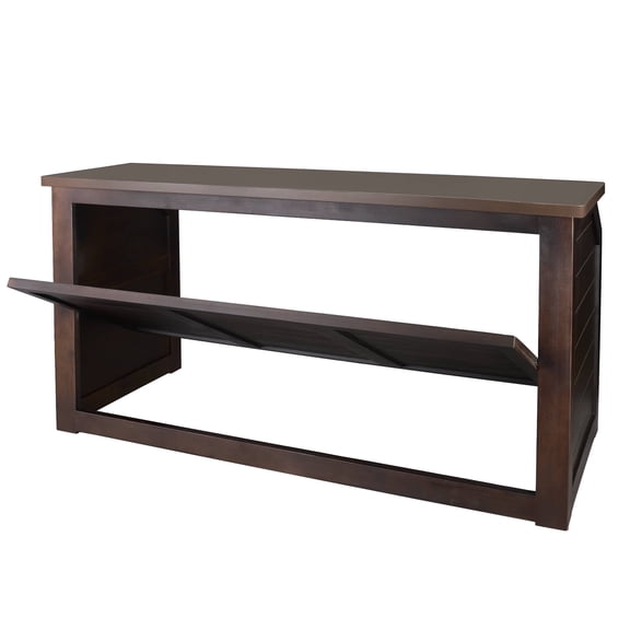 7' Fruitwood Portable Folding Bar with Reversible Front by Chivari