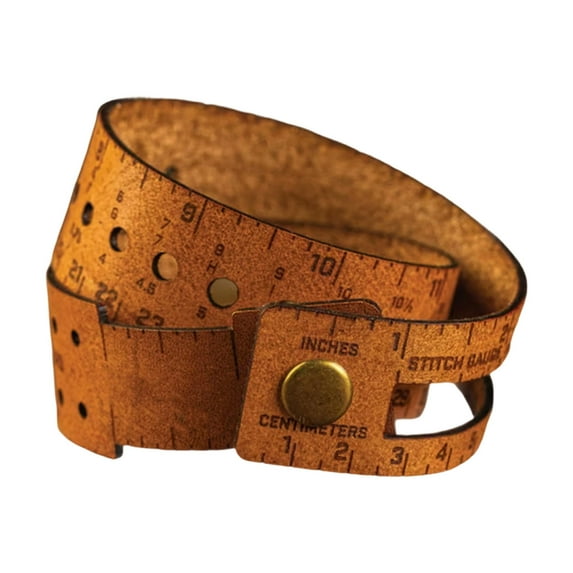 7 Function Counter Wrist Wrap Multifunctional Leather Metric Inches 18 Measuring Tool for Accurate Results