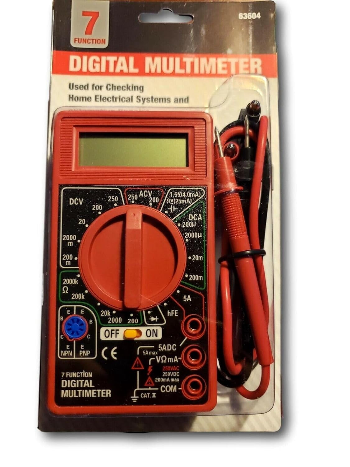 7 Function Digital Multimeter for Precise Electronic Measurements Tests ...