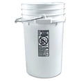 thumbnail image 1 of 7 Gallon HDPE Bucket, White, 1 of 2