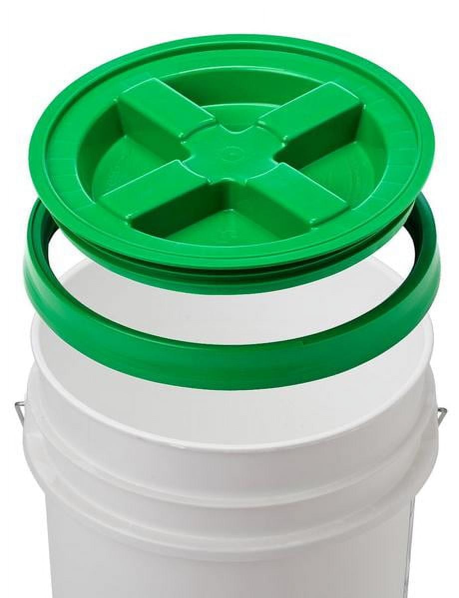 Letica 5 Gallon HDPE Bucket, Green