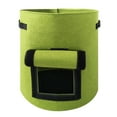 thumbnail image 1 of 7 Gallon Non-Woven Fabric Plant Grow Bag – 13.78in Reinforced Potato Planter with View Window & Handles (Green, 0.32lb), 1 of 7