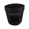 thumbnail image 1 of 7 Gallon Potato Grow Bags with Harvest Window and Flap, Thickened Nonwoven Fabric Aeration Pots for Root Vegetables Potatoes Carrots Tomatoes, Black, 1 of 4