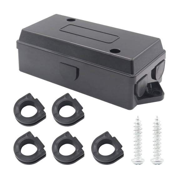 7 Cord Connection Box 7 Way Electrical Trailer Junction Box for Caravans Boat Light Rewiring Weatherproof