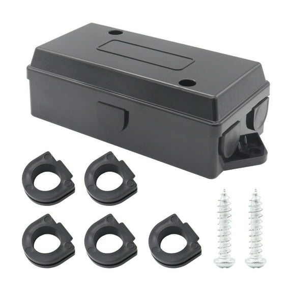 7 Gang Trailer Wire Connection Box for Caravans Light Rewiring Weatherproof 7 Harness Junction Box