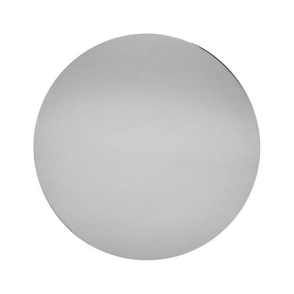 7" Glass Candle Table Round Wall Plate Mirror Centerpiece Home Decor Arts Crafts Accessory