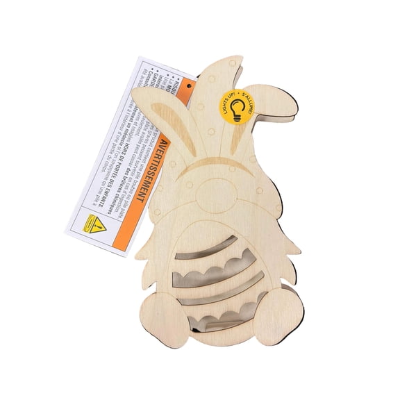 Make Market DIY LED Plywood Dcor  7" Height, 4" Width