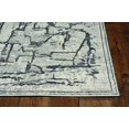 thumbnail image 1 of 7' Grey Machine Woven Abstract  Indoor Runner Rug, 1 of 3
