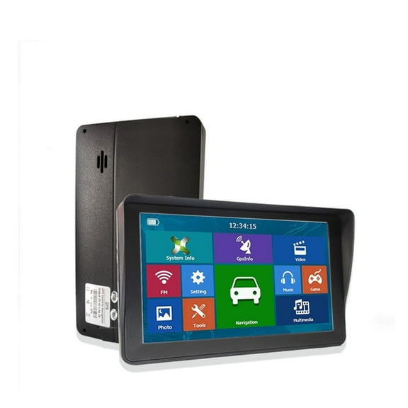 7" HD Car GPS Navigation 8G RAM 128-256MB FM Bluetooth AVIN Latest Europe Map Sat Nav Truck Gps Navigators ,Flexible Double Bracket Installation