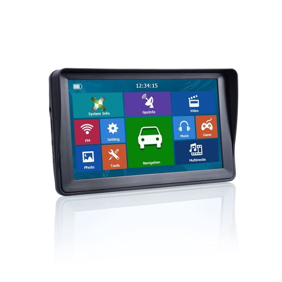 7" HD Car GPS Navigation 8G+RAM128-256MB+Bluetooth-AV-IN+latest Europe Map +Truck Gps Navigators ,Easy Installation