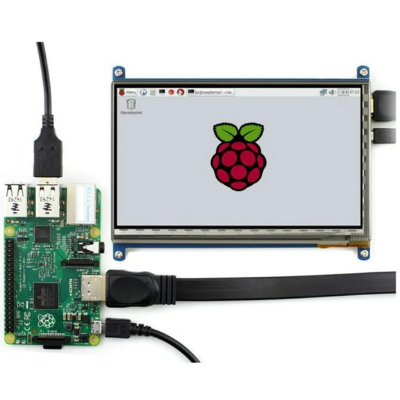 7" HDMI LCD (C) (1024x600), IPS, Capacitive Touch Screen LCD