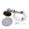 7" HandHeld Pneumatic Water Feed Sander For Stone Metal Tile Air
