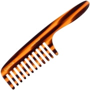7 Handmade Wide Tooth Detangling Comb with Handle