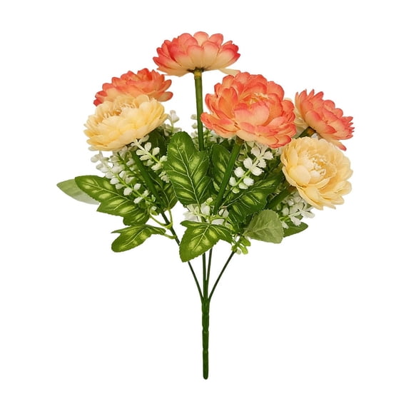 7-Head Artificial Snow Flower - High Simulation Plastic Decorative Rattan for Indoor & Outdoor Use, Perfect for Home Decor & Gift Giving
