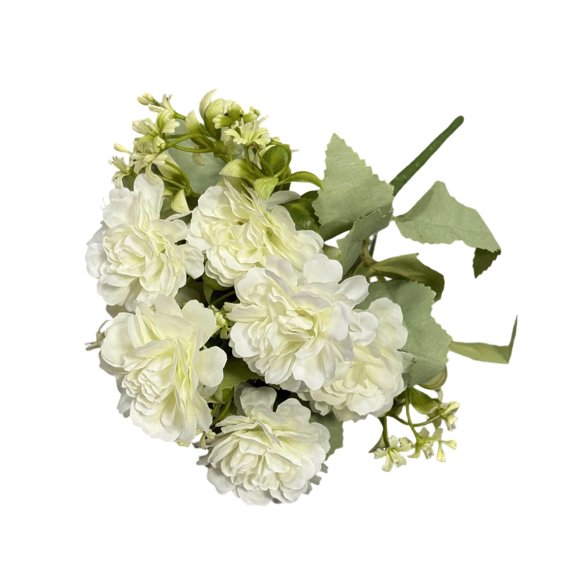 7-Head Cloud Lotus Artificial Flowers, Wedding Home Decor, Faux Floral Arrangement, Event Table Centerpiece, Durable Silk s