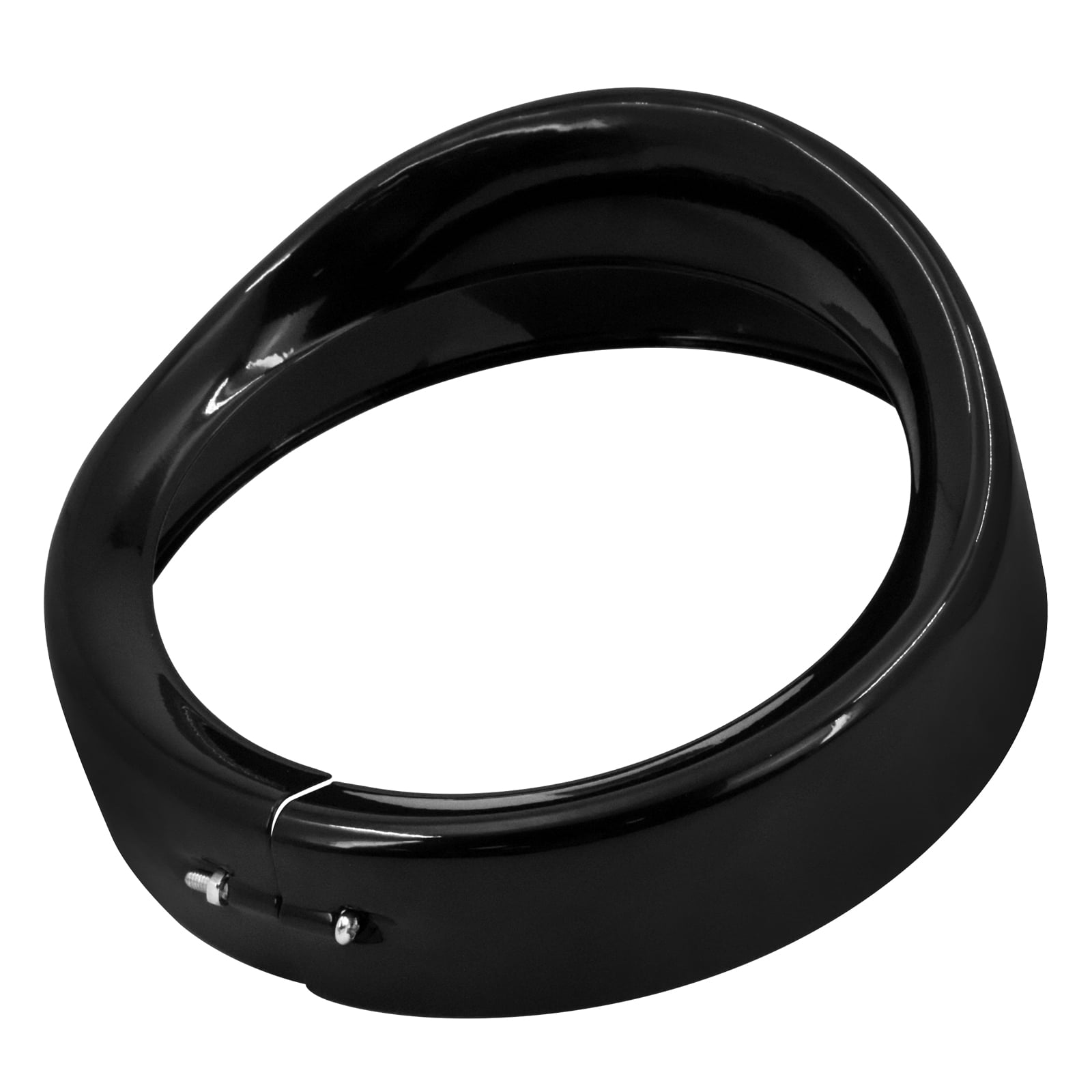 7'' Headlight Bezel Trim Visor Ring Fit For Harley Touring