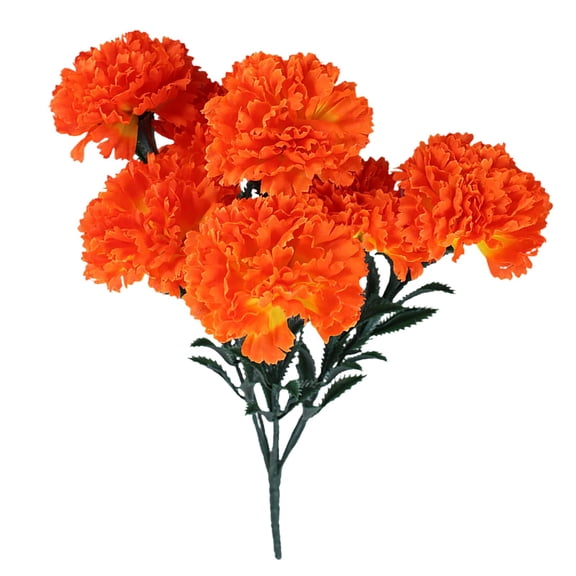 7 Heads Artificial Carnation Flowers, Aetherz Fake Flower with Stems Plastic Carnation Bouquet Faux Fake Silk Carnations for Mothers Day Wedding Home Centerpieces Arrangements