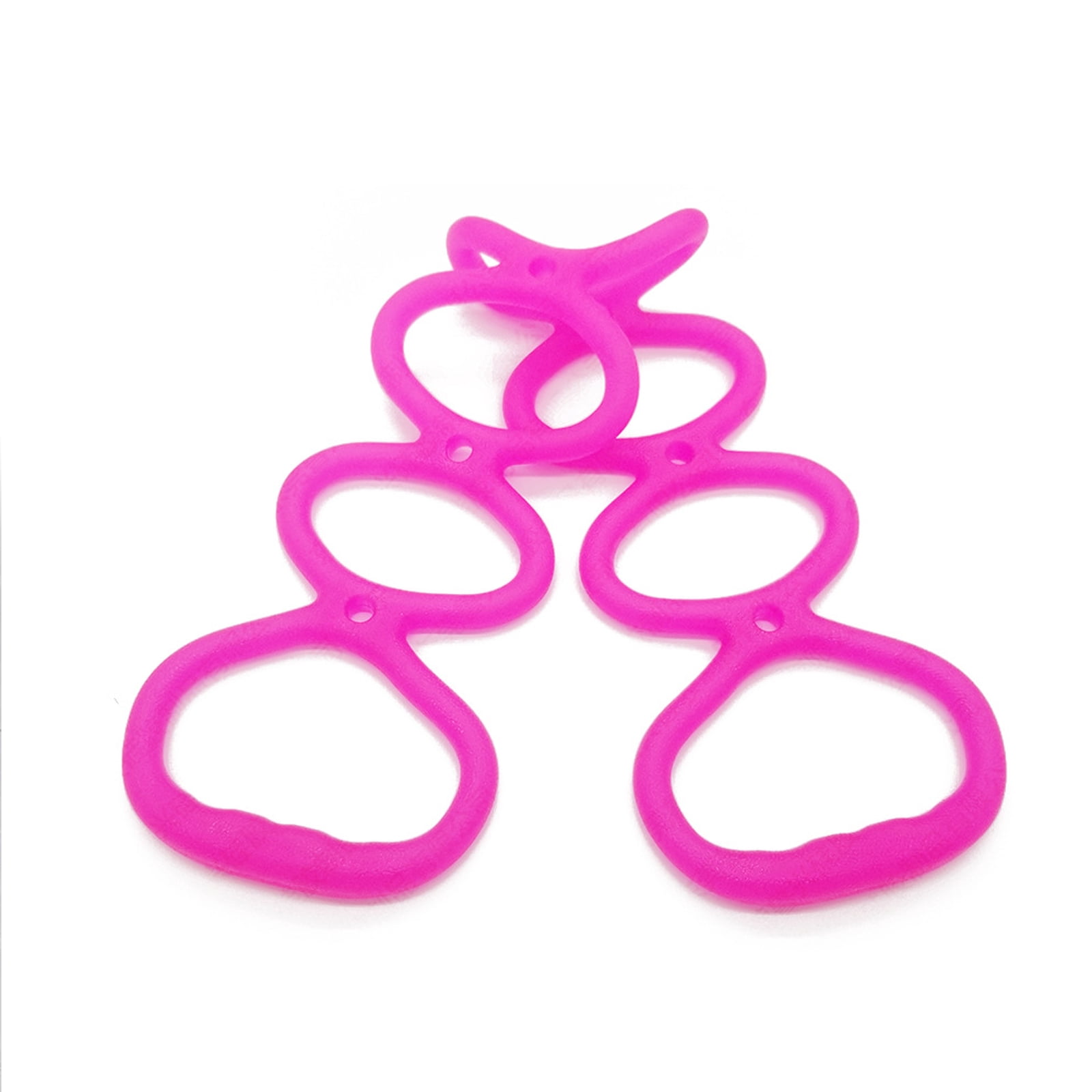 7-Hole Interconnected Silicone Resistance Band, Yoga Pull Rope for Full ...