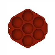7-Holes Semi Sphere Molds, AIFUDA Baking Mold Making Hot Chocolate Bomb, Cake, Jelly, Pudding